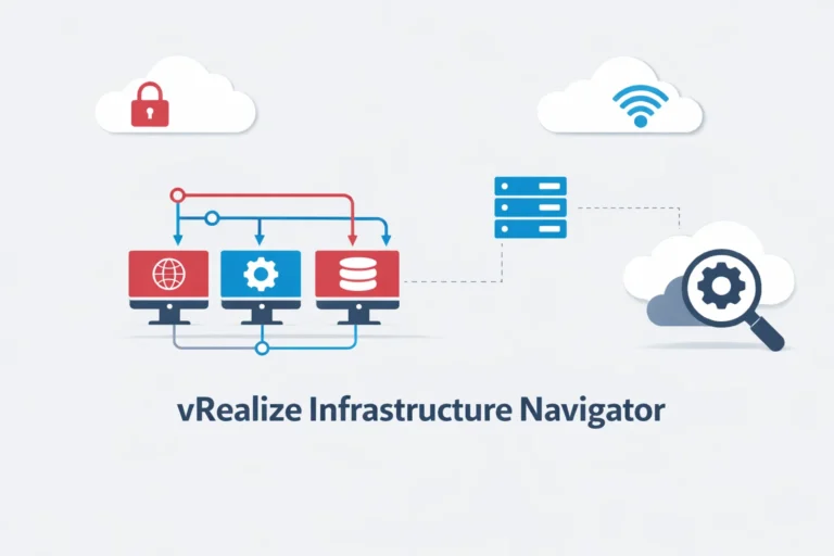 vRealize Infrastructure Navigator dependency mapping diagram