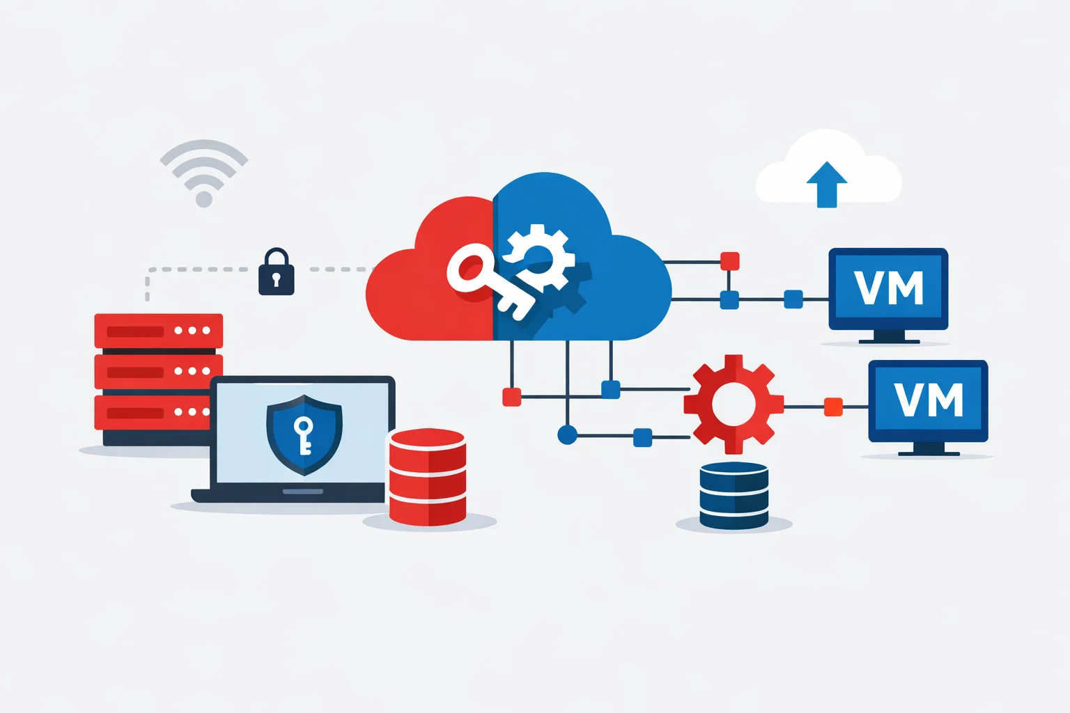 Mypasokey authentication system with cloud servers and virtual machines