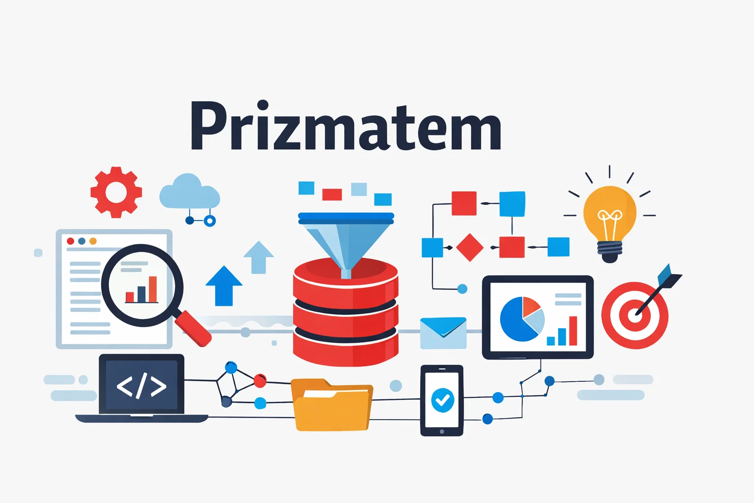 prizmatem data organization illustration
